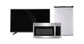 Refrigerator + TV + Microwave bundle